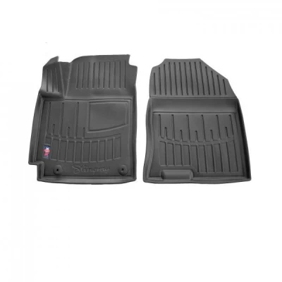 Polyurethane floor mats for Hyundai Kona 2017-, with raised edges, 2 pcs, Stingray, 5009222