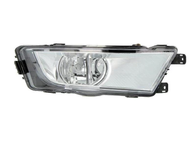 Światło przeciwmgielne prawe Skoda Octavia A7 2012- czarne, Depo, 665-2013R-UE2
