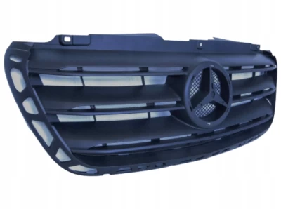 Atrapa chłodnicy Mercedes-Benz Sprinter 2018-, z nakładką, czarna, AVTM, 184636991