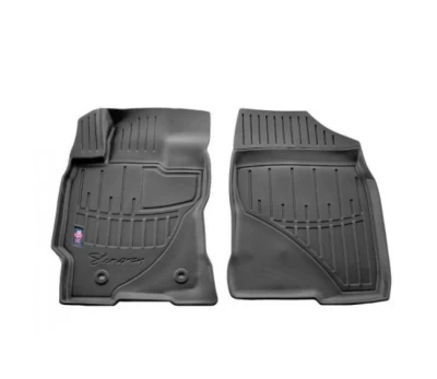 Polyurethane floor mats for Hyundai Palisade 2018-, with raised edges, 2 pcs, Stingray, 5009232
