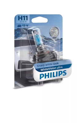 Żarówka samochodowa H11 WhiteVision ultra 12V 55W PGJ19-2 (opakowanie blistrowe 1 szt.) Żarówka samochodowa H11 WhiteVision ultra 12V 55W PGJ19-2 (opakowanie blistrowe 1 szt.)