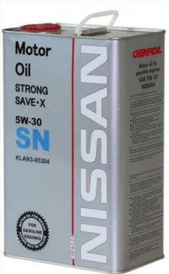 Olej silnikowy Nissan Strong Save X 5W-30 4 L Nissan KLAN505304
