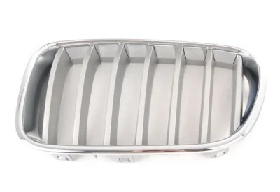 Lewa atrapa chłodnicy BMW X3 (F25) 2010-2014, chromowana/szara metalizowana, AVTM, 181427993 Lewa atrapa chłodnicy BMW X3 (F25) 2010-2014, chromowana/szara metalizowana, AVTM, 181427993