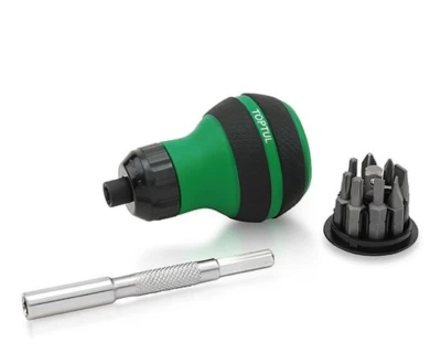 Wkrętak z grzechotką "mini" 9 w 1 TOPTUL GAAR1101