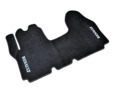 Dywaniki tekstylne do Renault Trafic 2001-2015 1+2, czarne, 1 szt., AVTM BLCCR1538