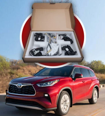 Zestaw domykania drzwi do Toyota Highlander 2019–2023