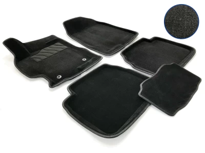Dywaniki tekstylne do Mazda 6 2008-2012, czarne, 5 szt., Seintex, 71699 Dywaniki tekstylne do Mazda 6 2008-2012, czarne, 5 szt., Seintex, 71699