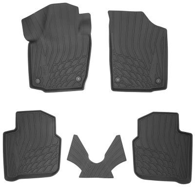 Dywaniki poliuretanowe do Seat Toledo 4 NH 2012-2019, 3D, Norplast, NPA11-C81-651-3