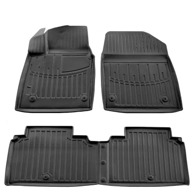 Polyurethane floor mats for Kia EV6 2021- with raised edges, 4 pcs Stingray 5010124