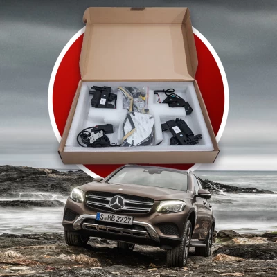 Zestaw domykania drzwi do Mercedes GLC X253 2015–2022, 4 szt.