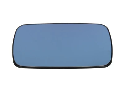 Szkło lusterka BMW 3-Series E30 1982-1992/3-Series E36 1990-1998/5-Series E34 1987-1995/7-Series E32 1986-1994, lewe/prawe, niebieskie szkło, AVTM, 51161901170, 186401485