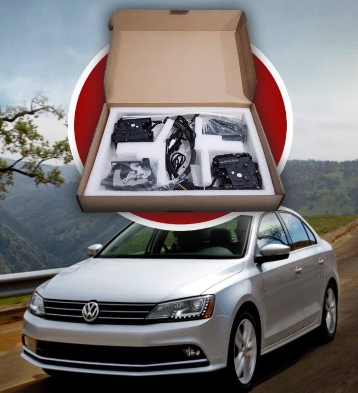 Zestaw domykania drzwi do VW Jetta Euro/USA 2013–2023, 4 szt.
