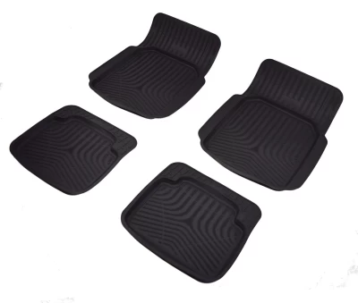 Polyurethane floor mats for (universal), with raised edges, 4 pcs, Norplast, NPL-Po-01-10