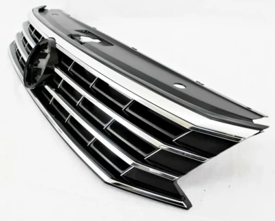 Atrapa chłodnicy Volkswagen Passat B8 2019-, Trendline, EUR, czarny połysk, z chromowaną listwą, AVTM, 187470990