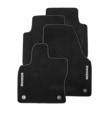 Original floor mats for Skoda Kodiaq 2016-, textile, 4 pcs, VAG, 566061404
