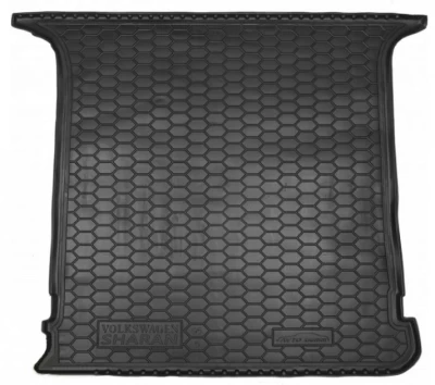 Boot mat for Volkswagen Sharan 1995-2000, 5 seats, 111731 Avto-Gumm