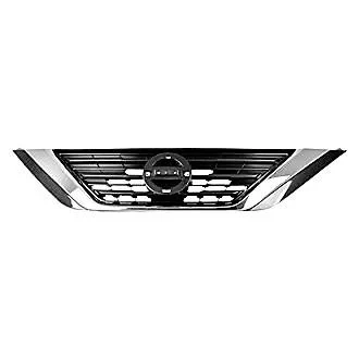 Radiator grille Nissan Altima 2016-2018, black gloss/chrome-plated, AVTM, 185053990