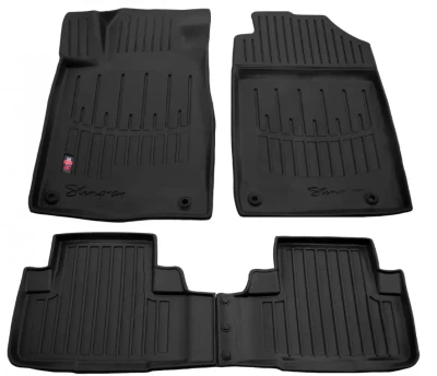 Polyurethane floor mats for Honda CR-V 2012-2016, with raised edges, 4 pcs, Stingray, 5008024