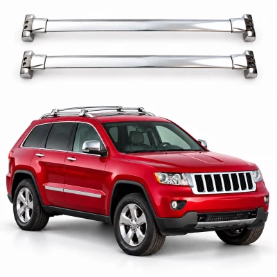 HAVOC belki dachowe do Jeep Grand Cherokee WK2 2011–2021, chrom — do relingów zintegrowanych