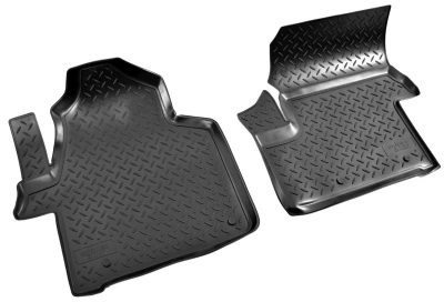 Dywaniki poliuretanowe do Mercedes-Benz Sprinter 2006-2013/Volkswagen Crafter 2006-, przednie, Norplast, NPL-Po-56-71