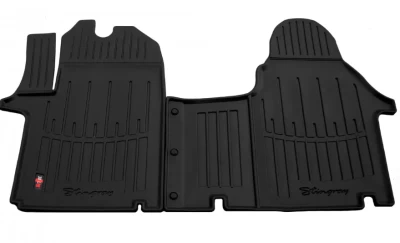 Dywaniki poliuretanowe do Renault Trafic 2 2001-2014/Opel Vivaro A 2001-2014, 1+2, z podwyższonymi rantami, 2 szt., Stingray, 5018152