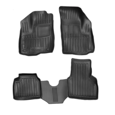 Polyurethane floor mats for Fiat Doblo 2000–2010 with raised edges, 4 pcs Stingray 5006124