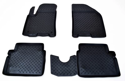 Polyurethane floor mats for Chevrolet Aveo 2004-2011, Norplast, NPL-Po-12-04