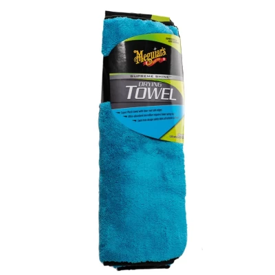Ręcznik z mikrofibry do osuszania Meguiars Supreme Shine™ Drying Towel (niebieski) 39,3x54,6 cm Meguiars X210100