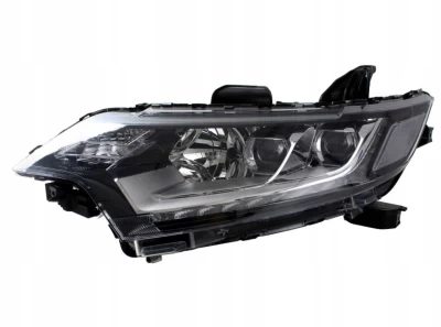 Reflektor przedni lewy Mitsubishi Outlander 3 2015-2021, (z wyłączeniem XL), regulacja elektryczna, z silniczkiem regulacji wysokości, bez żarówek, Depo, 21411AJLMLDEM2