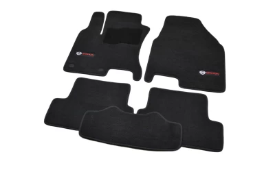 Dywaniki tekstylne do Nissan Qashqai 2007-2013, Premium, czarne, AVTM BLCLX1424