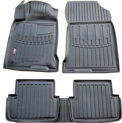 Dywaniki poliuretanowe do Renault Laguna 3 2007-2015, z podwyższonymi rantami, 5 szt., Stingray, 5018265