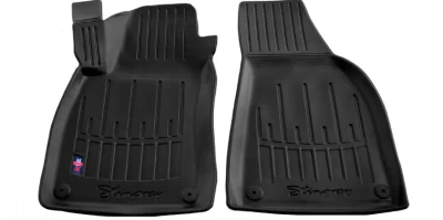 Polyurethane floor mats for Audi A4 B6 2000-2004/Audi A4 B7 2004-2008, with raised edges, 2 pcs, Stingray, 5030012