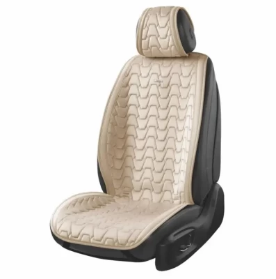 Narzuty na fotele Chicago, beżowe, przednie 2 szt. Beltex BX85550