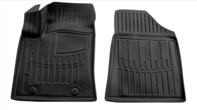 Polyurethane floor mats for Hyundai Kona electric 2023-, with raised edges, 2 pcs, Stingray, 5009342