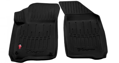 Polyurethane floor mats for Fiat Freemont 2011-2016/Dodge Journey 2008-2019, with raised edges, 2 pcs, Stingray, 5006022