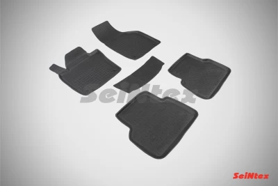 Dywaniki do Volkswagen Tiguan 2008-2017, guma, 5 szt., Seintex, 82565