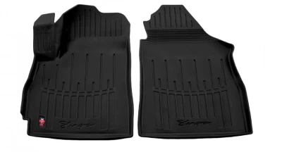 Polyurethane floor mats for Jetour X70 2019-, with raised edges, 2 pcs, Stingray, 5065012