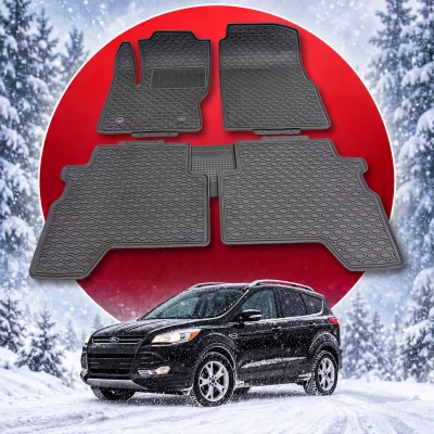 Oryginalne gumowe dywaniki do Ford Escape od 2012 do 2019 HAVOC, pełny zestaw