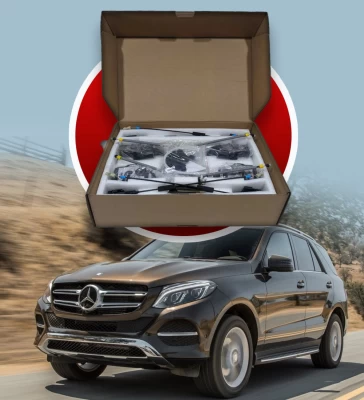 Zestaw domykania drzwi do Mercedes GLE W166 2011–2019, 4 szt.