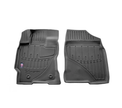 Polyurethane floor mats for BMW 5-Series E60/E61 2003-2010, 2WD, with raised edges, 2 pcs, Stingray, 5027112