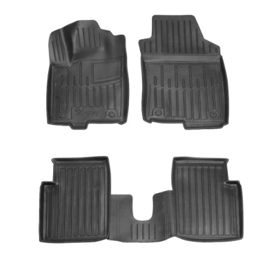 Polyurethane floor mats for Lancia Ypsilon 2011- with raised edges, 4 pcs Stingray 5079014 Polyurethane floor mats for Lancia Ypsilon 2011- with raised edges, 4 pcs Stingray 5079014
