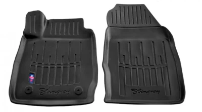 Polyurethane floor mats for Ford Fiesta Mk7 2008-2017, with raised edges, 2 pcs, Stingray, 5007062
