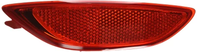 Left rear bumper reflector Hyundai Accent 2011-2014, AVTM, 183227F3A Left rear bumper reflector Hyundai Accent 2011-2014, AVTM, 183227F3A