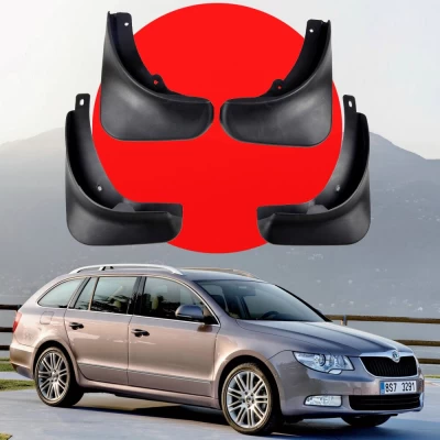 Chlapacze do Skoda Superb 2008–2014 sedan / kombi HAVOC pełny zestaw