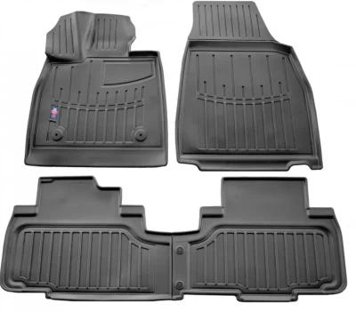 Polyurethane floor mats for BYD Tang 2021-, with raised edges, 4 pcs, Stingray, 5068014