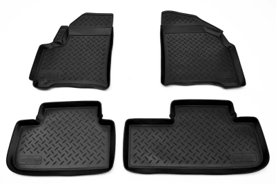 Polyurethane floor mats for Chevrolet Rezzo 2004-2008, Norplast, NPL-Po-12-26