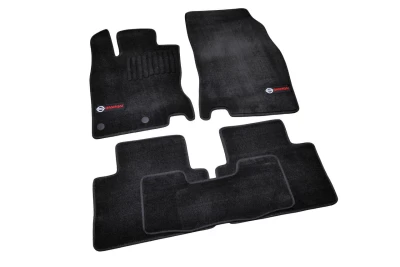Dywaniki tekstylne do Nissan Qashqai 2014-, Premium, czarne, AVTM BLCLX1425