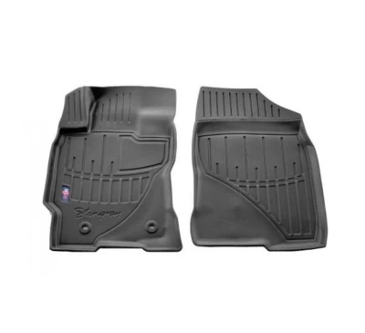 Polyurethane floor mats for Hyundai Accent 2010-2017, with raised edges, 2 pcs, Stingray, 5009252 Polyurethane floor mats for Hyundai Accent 2010-2017, with raised edges, 2 pcs, Stingray, 5009252