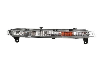 Kierunkowskaz prawy Audi Q7 2006-2009, w zderzaku, + DRL bez żarówek, Depo, 446-1603R-UQ