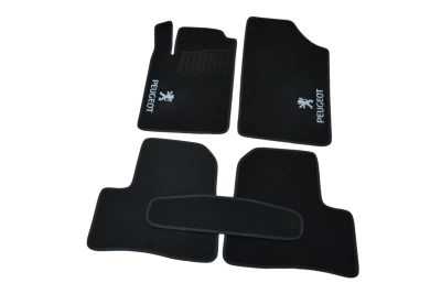 Dywaniki tekstylne do Peugeot 206 1998-, czarne, 5 szt., AVTM BLCCR1463 Dywaniki tekstylne do Peugeot 206 1998-, czarne, 5 szt., AVTM BLCCR1463